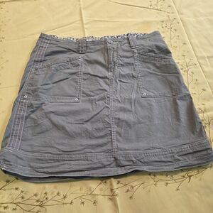 Aventura Charcoal Mini Skirt with Stitch Detail